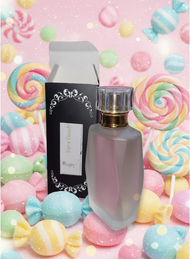 لطافة عطر لطافة مستوحى من يارا كاندي، 50 مل، بزيوت فرنسية أصلية ويدوم لمدة 48 ساعة. - Image 2